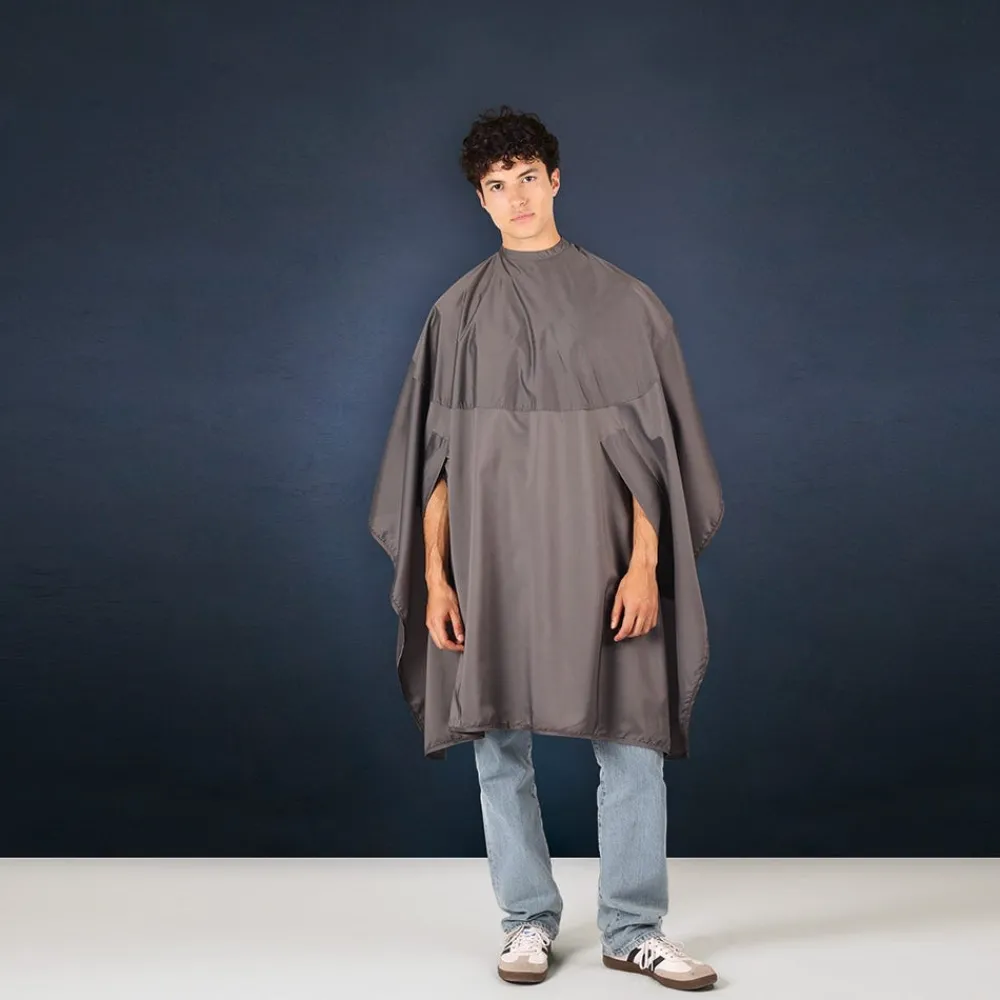 Trend-Design Frisierumhänge|NANO 2in1 Umhang Grau