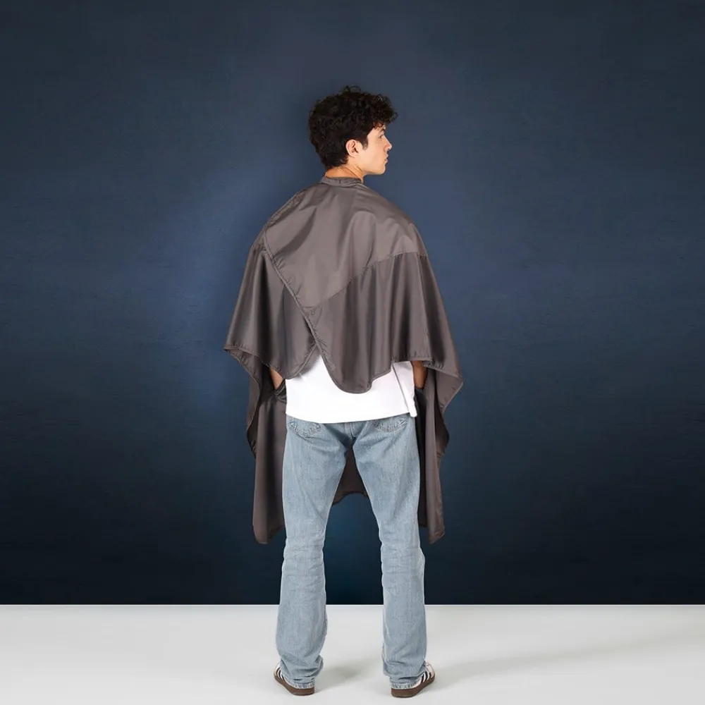 Trend-Design Frisierumhänge|NANO 2in1 Umhang Grau