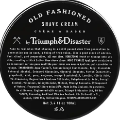 Triumph & Disaster Rasur^Old Fashioned Shave Cream Jar 100 ml