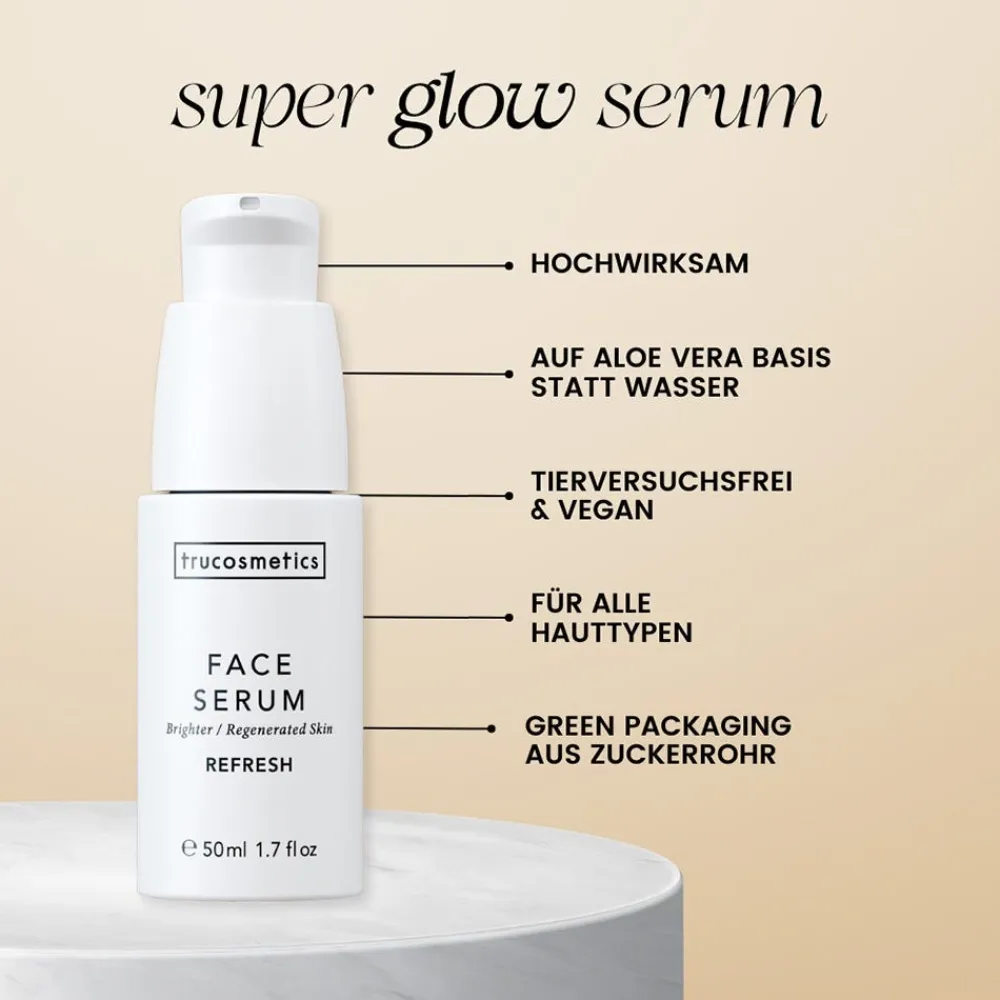 TRU Cosmetics Hautverjüngung|Gesicht|Trucosmetics Glow Serum 50 ml