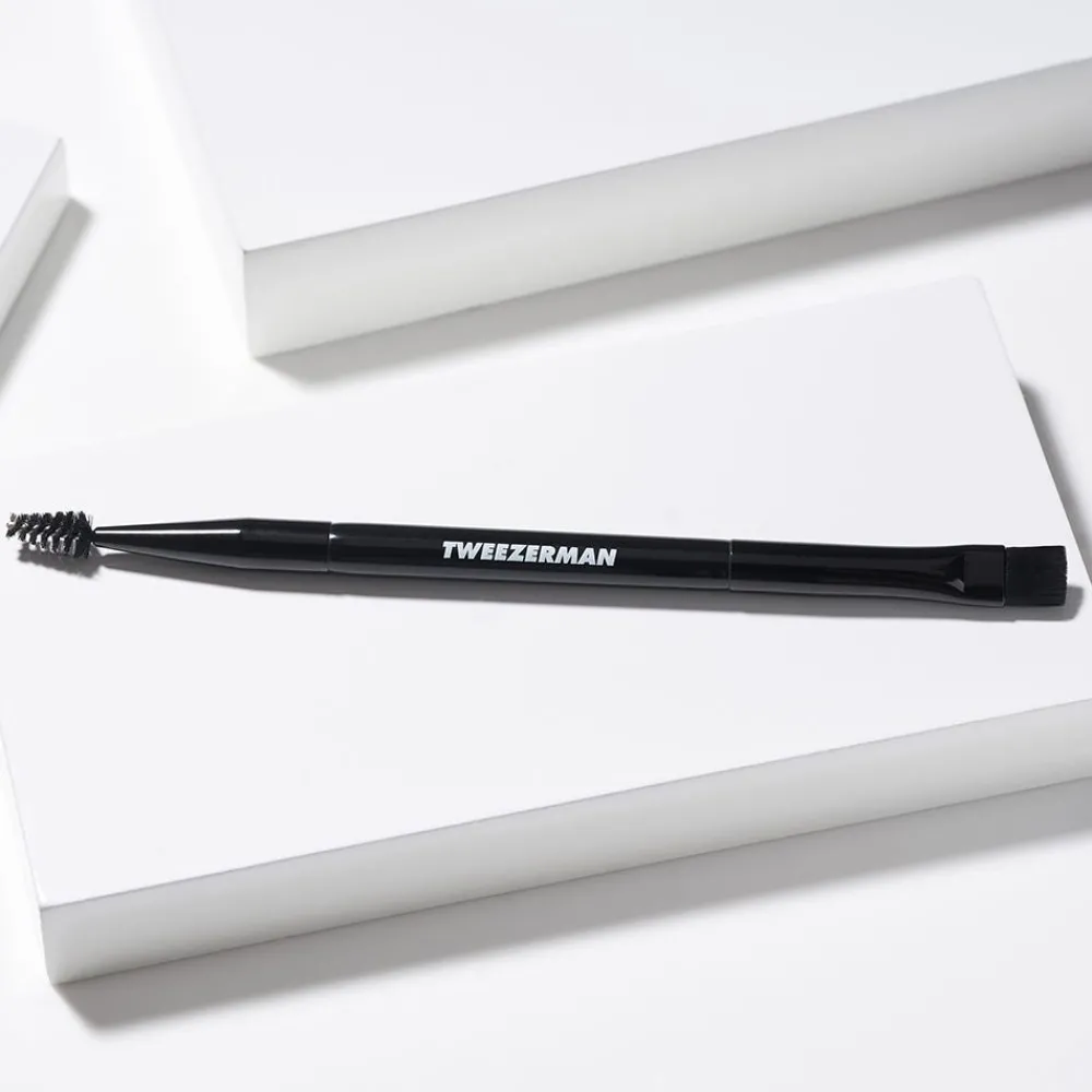 Flacher Augenbrauenpinsel & Bürste-Tweezerman Hot