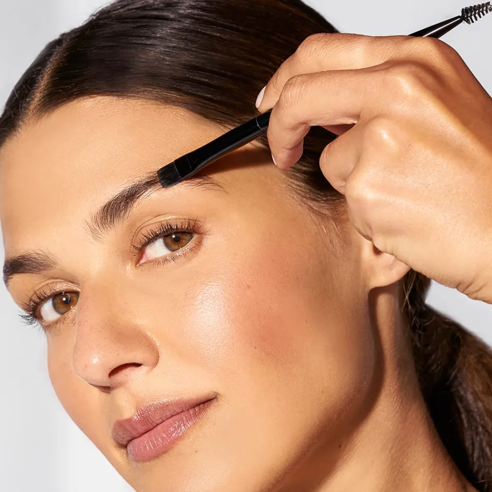 Flacher Augenbrauenpinsel & Bürste-Tweezerman Hot