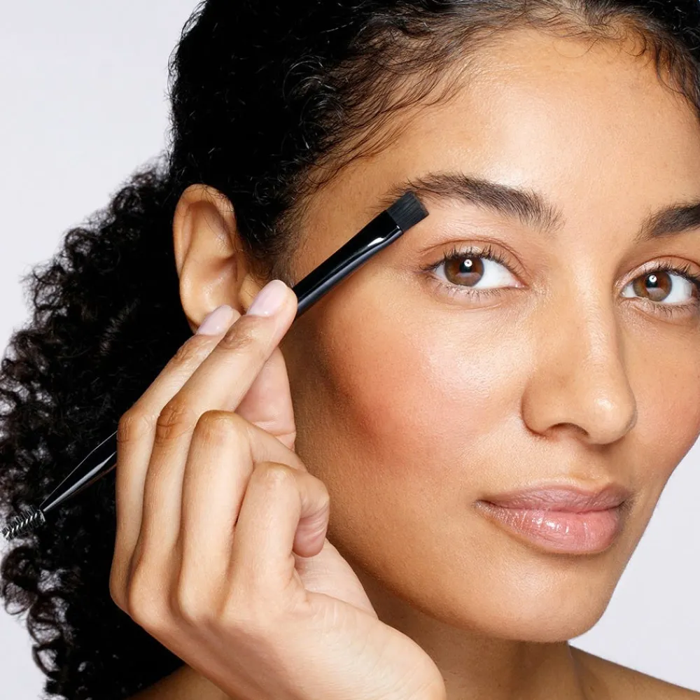 Flacher Augenbrauenpinsel & Bürste-Tweezerman Hot