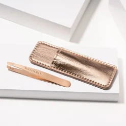 Mini Schräge Pinzette Etui Rose Gold-Tweezerman Sale