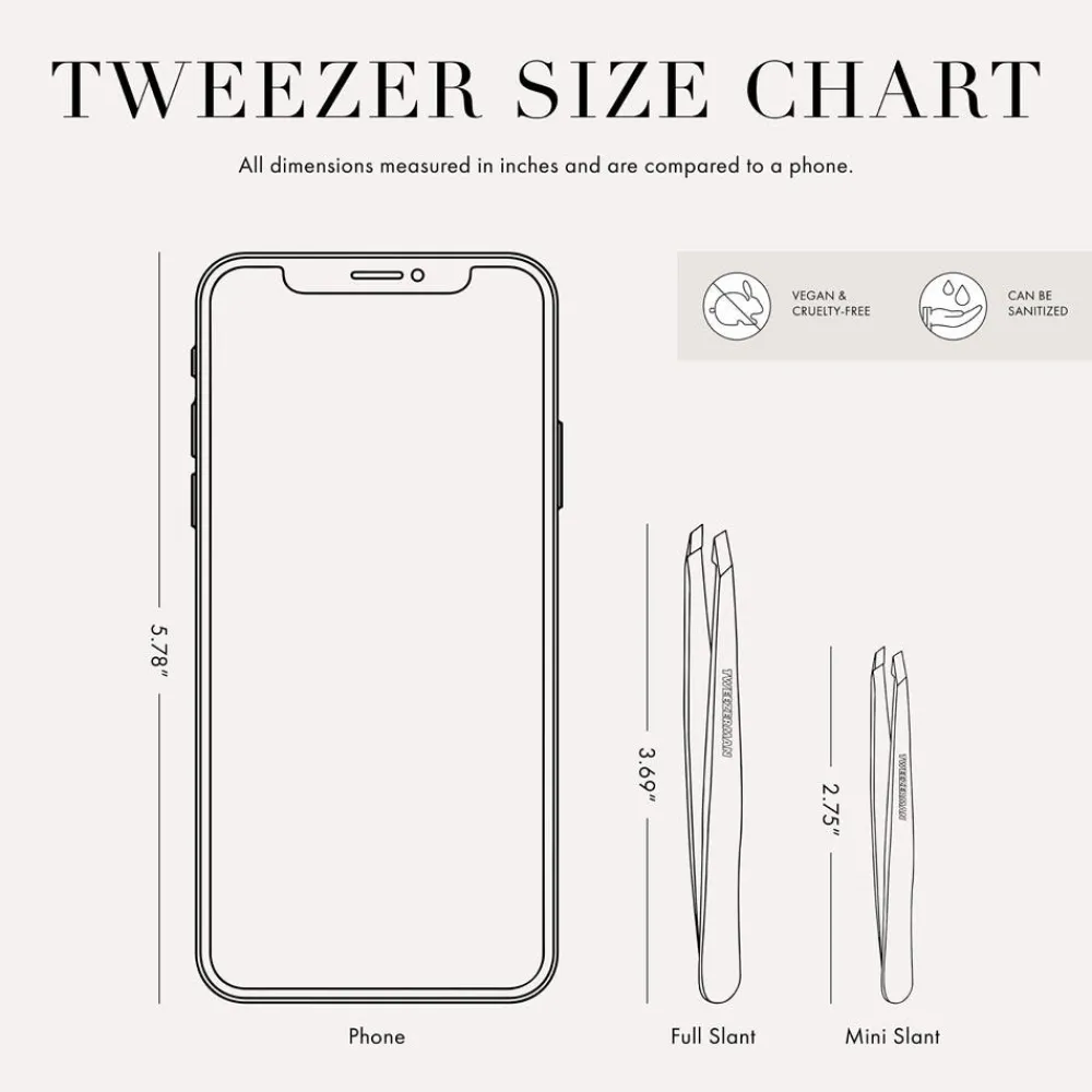 Slant Tweezer Schräge Pinzette Granite Sky-Tweezerman Online