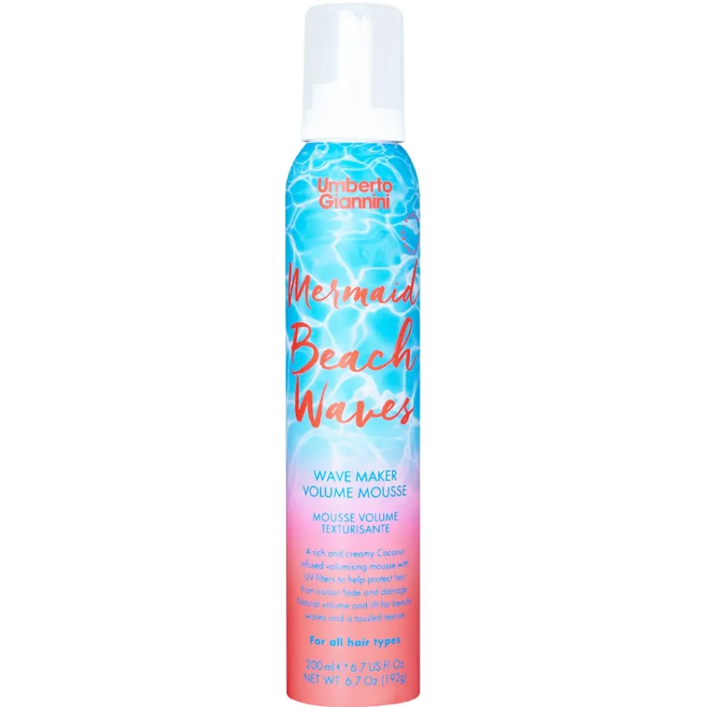 Umberto Giannini Haarschaum|Mermaid Beach Waves Wave Maker Volume Mousse 200 ml