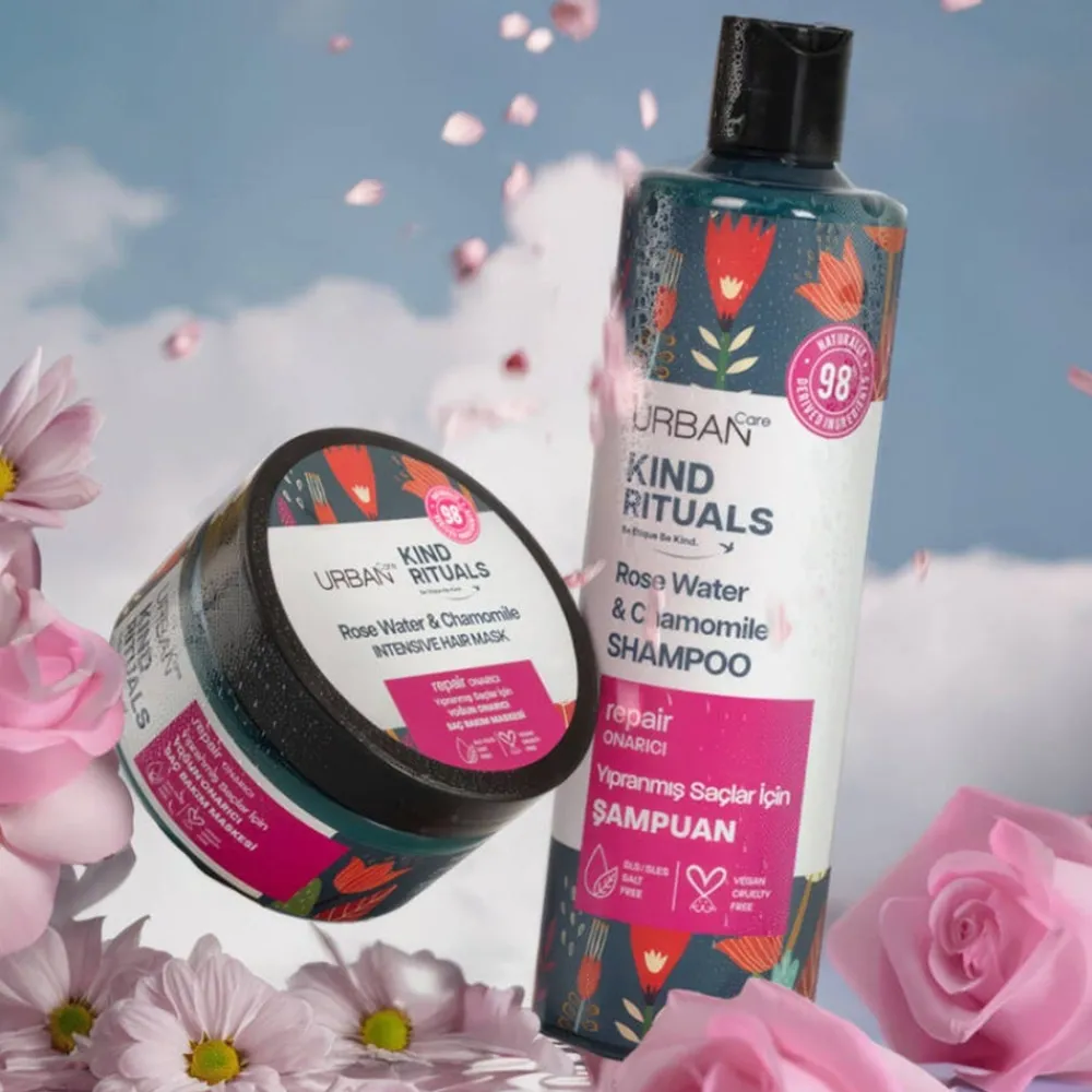 Rose Water&Chamomile Shampoo 400 ml-URBAN Care