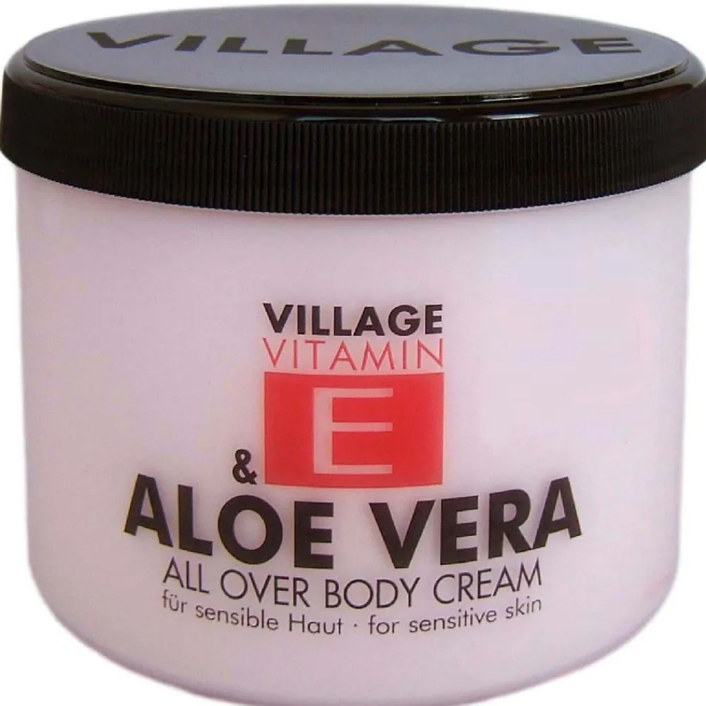 Village Vitamin E & Aloe Vera Bodycream 500 ml-VILLAGE COSMETICS Hot