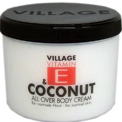 VILLAGE COSMETICS Körper|Village Vitamin E & Coconut Bodycream 500 ml