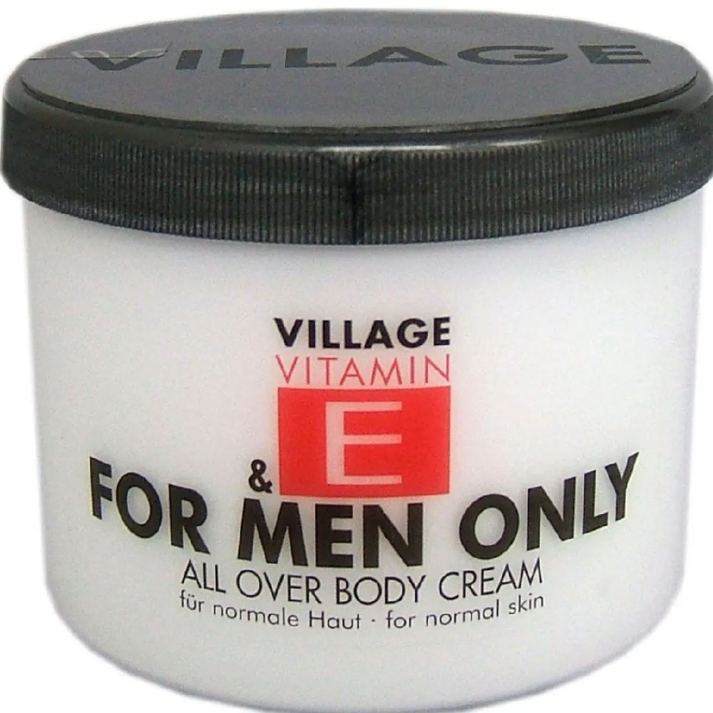 VILLAGE COSMETICS Hautpflege^Village Vitamin E & For Men Only Bodycream 500 ml