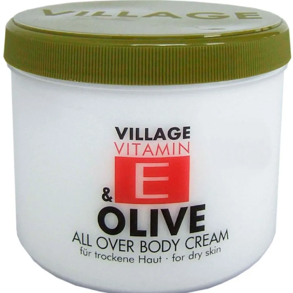 VILLAGE COSMETICS Körper|Village Vitamin E & Olive Bodycream 500 ml