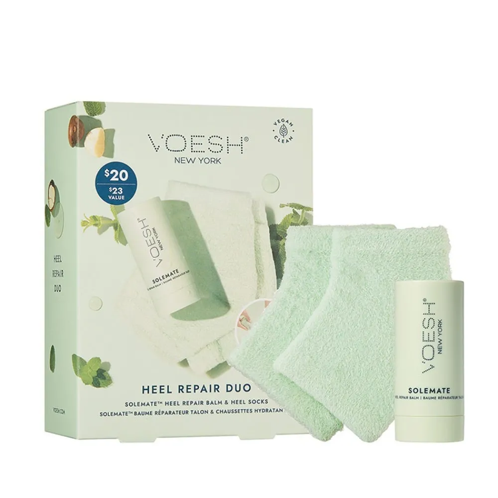 VOESH Hagel Nature|Hand & Fuß^Heel Repair Duo Heel Repair Balm+Heel Socks
