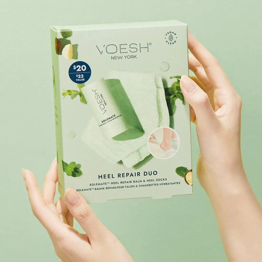 VOESH Hagel Nature|Hand & Fuß^Heel Repair Duo Heel Repair Balm+Heel Socks