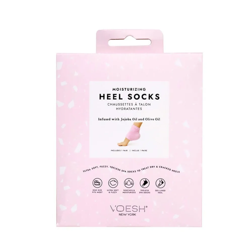 VOESH Hand & Fuß|Moisturizing Heel Socks - Pink