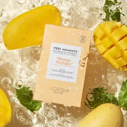 VOESH Nagelfeilen|Hagel Nature|Pedi Moments - Mango Delight