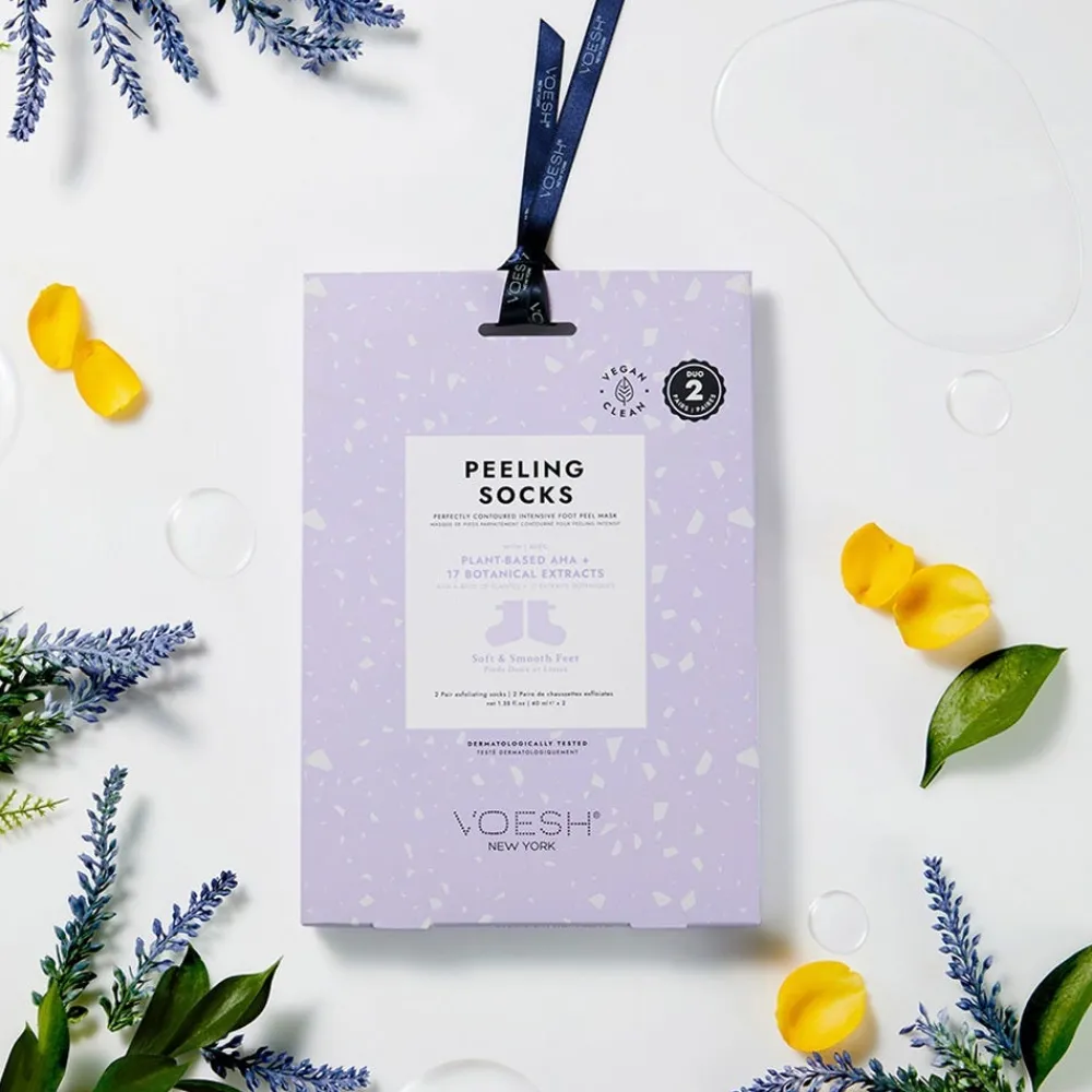 VOESH Hagel Nature|Hand & Fuß^Peeling Socks Duo