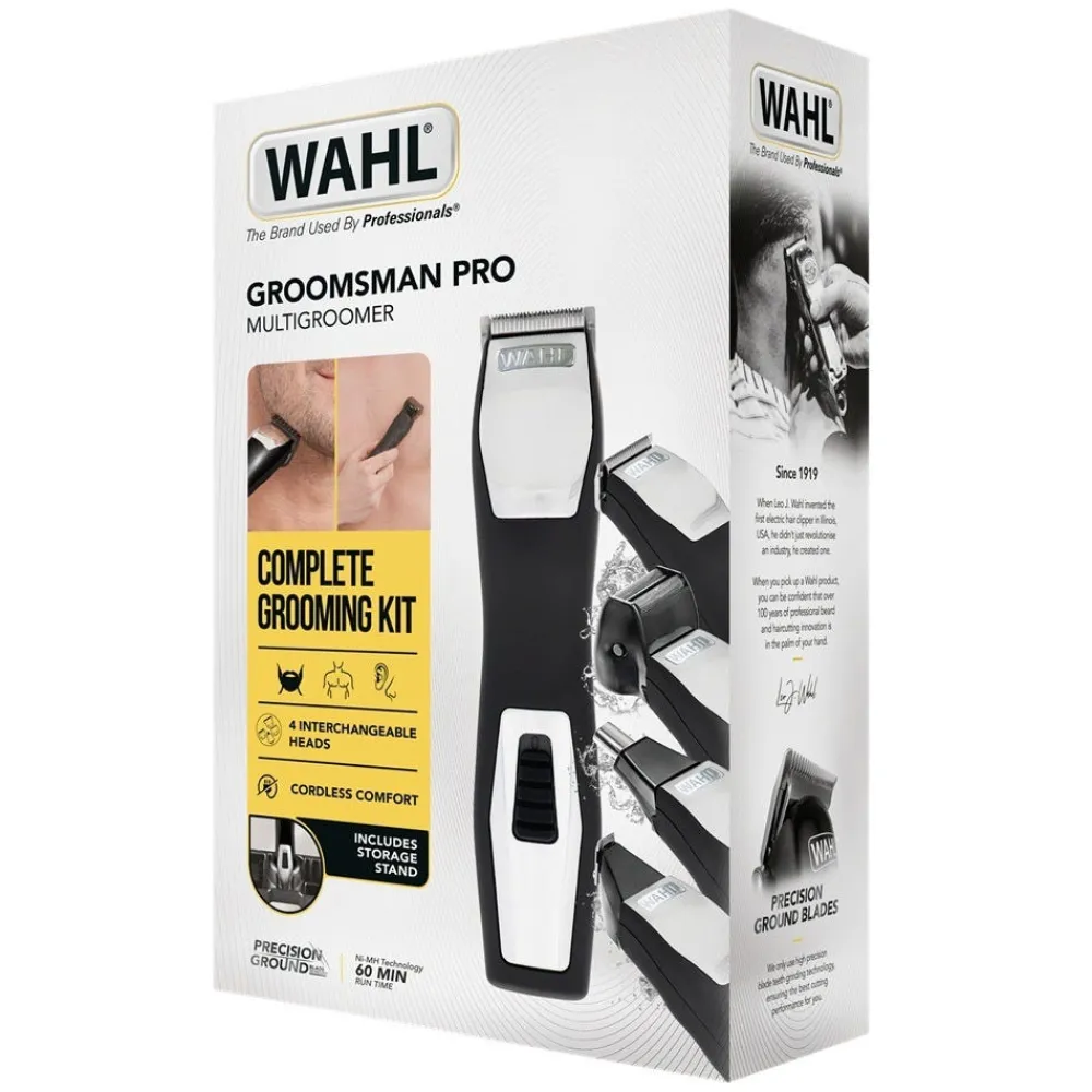 WAHL Bartschneider|Haarschneider & Trimmer|Groomsman Pro Multigroomer