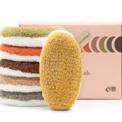 Waschies Hagel Nature|Gesicht|Abschmink- und Reinigungspads Warm Glow 6er-Set