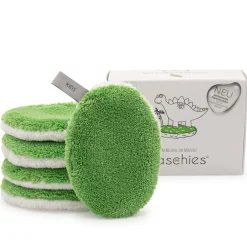 Waschies Körper|Baby- & Kinderwaschpads Grün 5er-Set