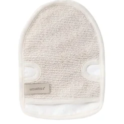 Waschies Körper^Peelinghandschuh für Peeling & Reinigung Beige 2er Set