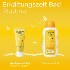 Weleda Hagel Nature|Körper^Calendula Erkältungszeit Bad 75 ml