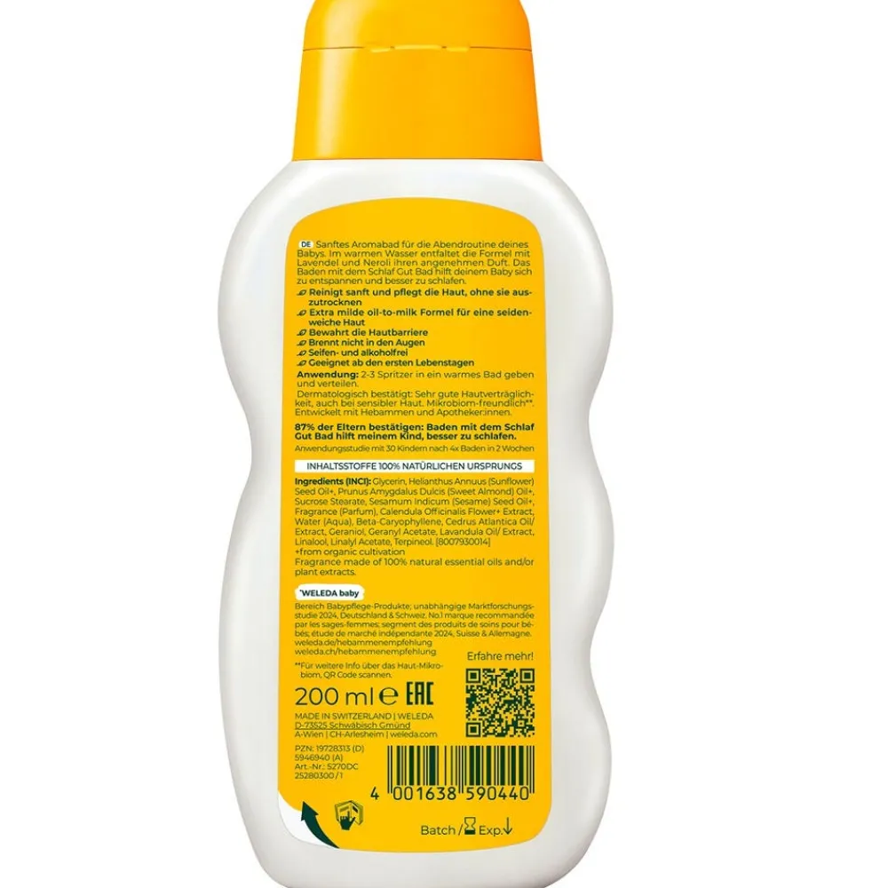 Calendula Schlaf Gut Bad 200 ml-Weleda Discount
