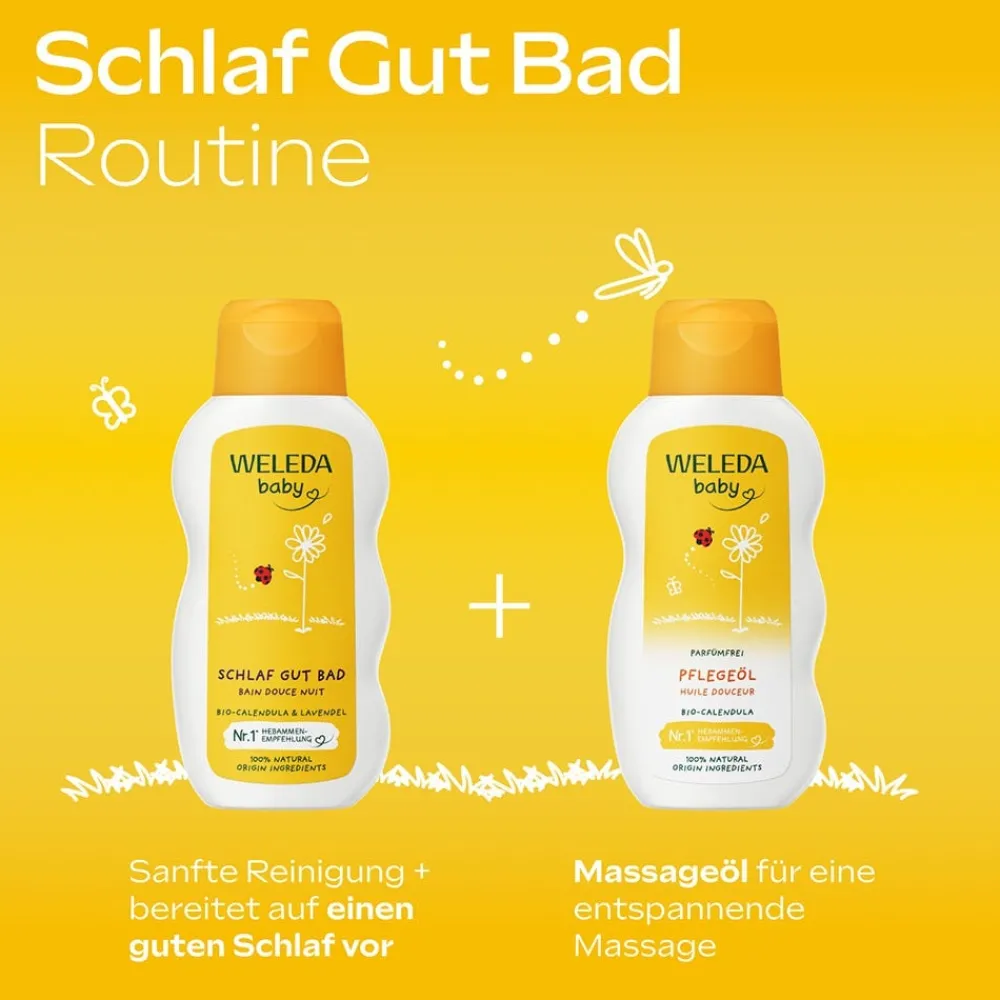 Calendula Schlaf Gut Bad 200 ml-Weleda Discount