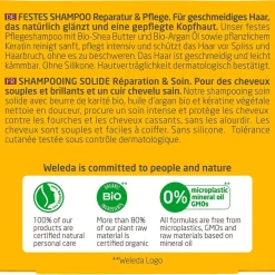 Weleda Hagel Nature| Shampoo|festes Shampoo Reparatur & Pflege 50 g