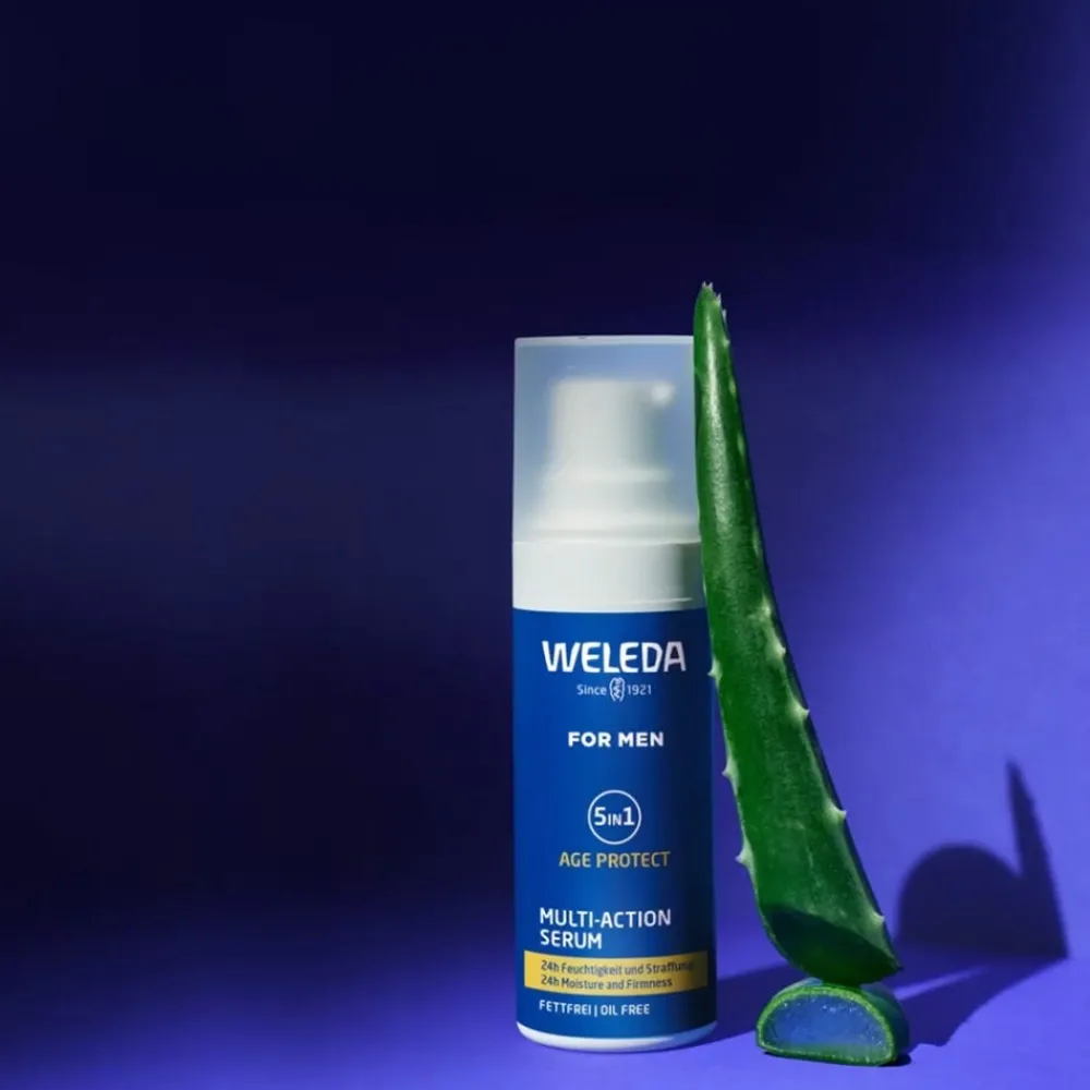 Weleda Hautpflege|Hagel Nature|For Men 5in1 Multi-Action Serum 30ml