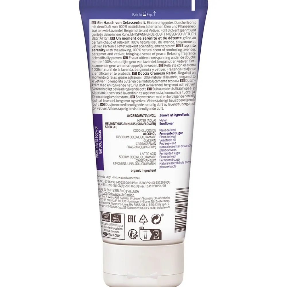 Relax Shower Cream Lavendel 200 ml-Weleda Outlet