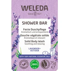 Weleda Hagel Nature|Körper^Shower Bar feste Dusche Lavender + Vetiver 75 g