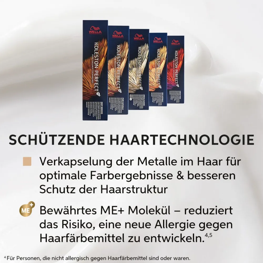 Wella Haarfarbe|Koleston Perfect Me+ Rich Naturals Haarfarbe Dunkelblond Cendré-Asch 6/91 60 ml
