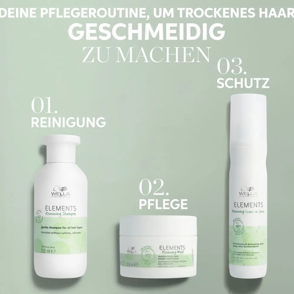Wella Shampoo^Professionals Care Elements Calming Shampoo Nachfüllpackung 1000 ml