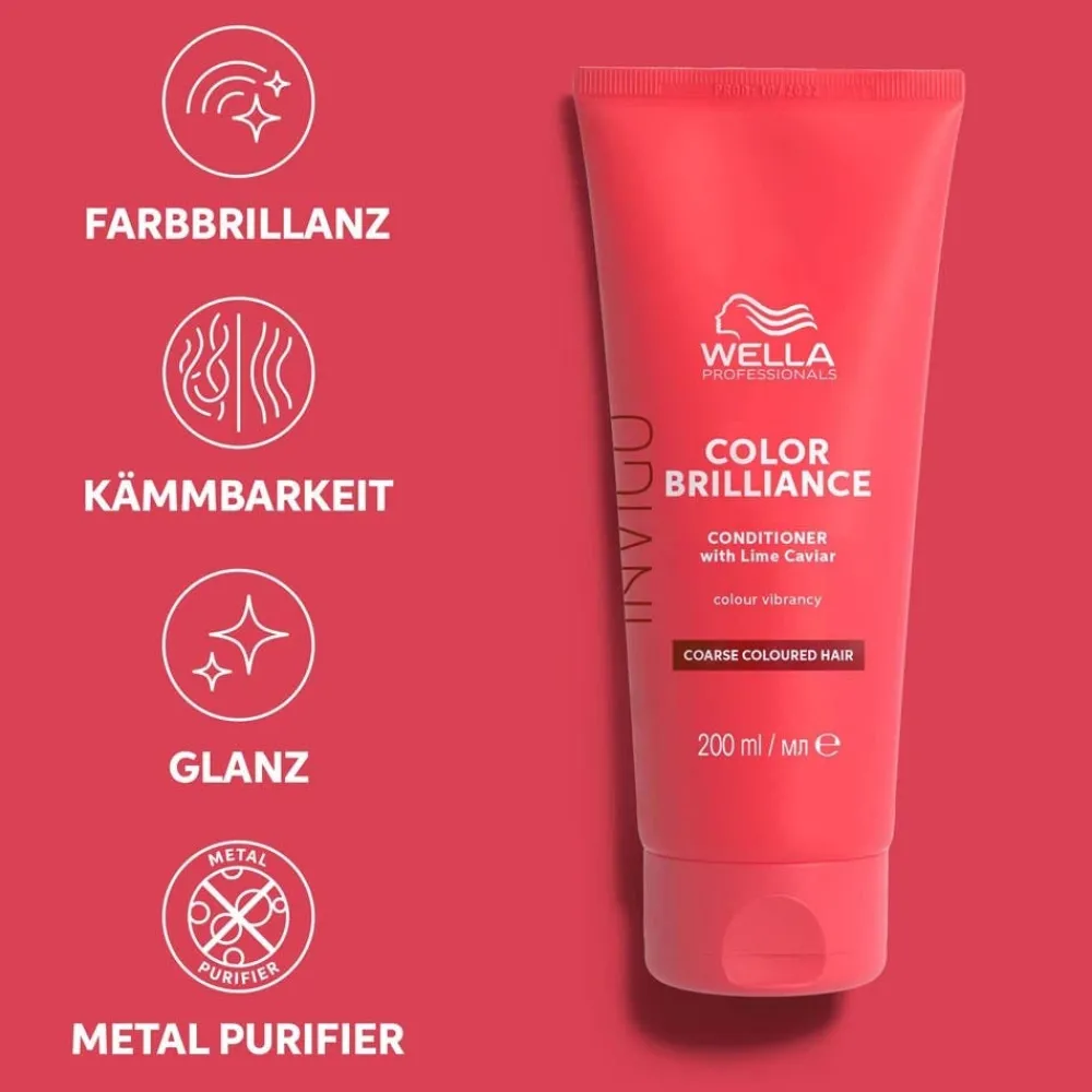 Wella Conditioner|Professionals Care INVIGO Color Brilliance Coarse Vibrant Color Conditioner 200 ml