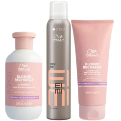 Professionals Care EIMI Dry Me Blonde Recharge Bundle-Wella Outlet
