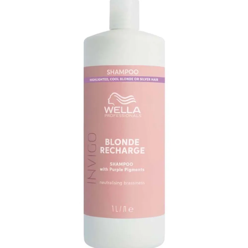 Professionals Care INVIGO Blonde Recharge Shampoo 1000 ml-Wella
