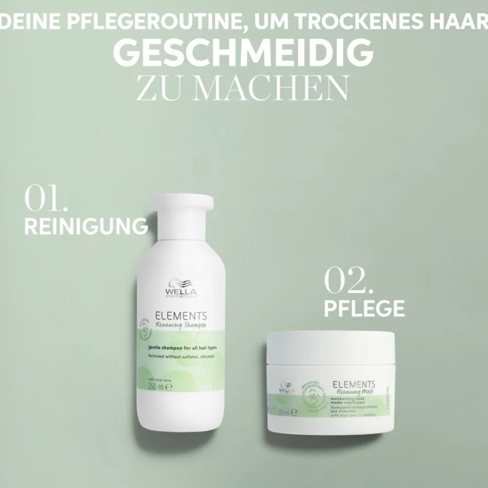Wella Reparatur & Stärkung| Haarkur^Professionals Care Elements Renewing Mask 30 ml