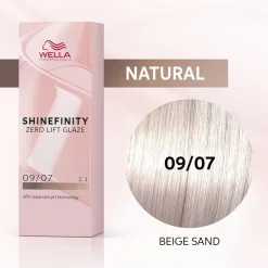 Wella Haarfarbe^Shinefinity Glaze Beige Sand 09/07 Haarfarbe 60 ml