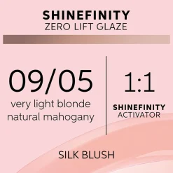 Wella Haarfarbe|Shinefinity Glaze Silk Blush 09/05 Haarfarbe 60 ml
