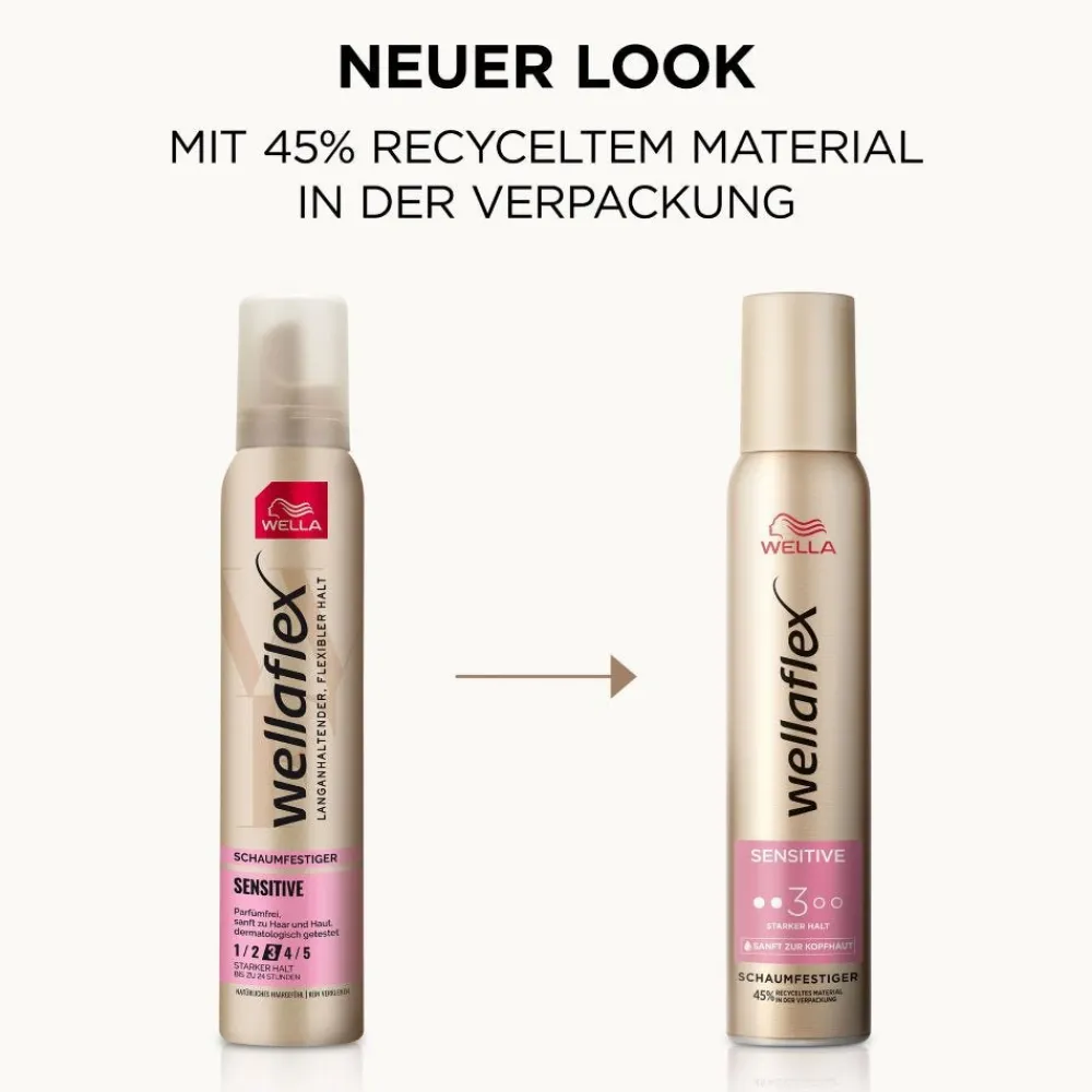 Wellaflex Haarschaum|Wella Sensitive Stark Schaumfestiger 200 ml