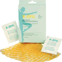 X-Epil Einwegartikel|Haarentfernung^Kaltwachs Enthaarungsstreifen 12 Stück