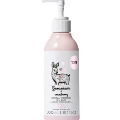 Natural Intimate Gel Wash GERANIUM&CRANBERRY 300 ml-YOPE New
