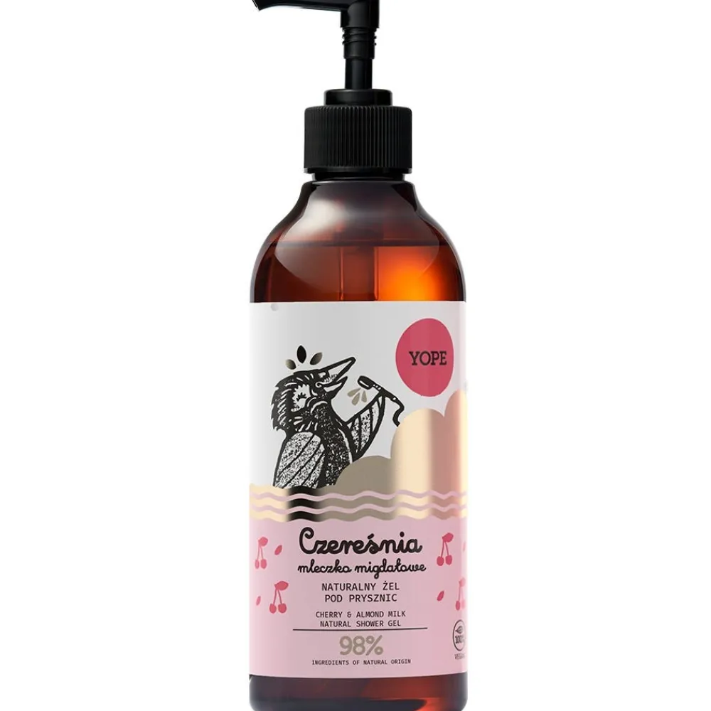 Shower Gel CHERRY & ALMOND MILK 400 ml-YOPE