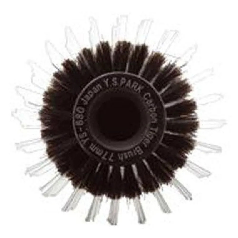 Y.S./Park Kämme & Bürsten|Bürste|Y.S. Park Carbon-Holzbürste Tiger 680 (Ø 77 mm)