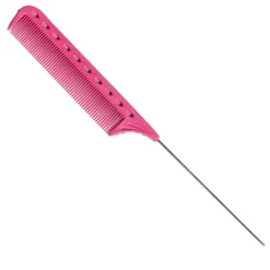 Y.S./Park Kämme & Bürsten|Kämme|Y.S. Park Stielkamm Metallgriff Nr. 102 Pink