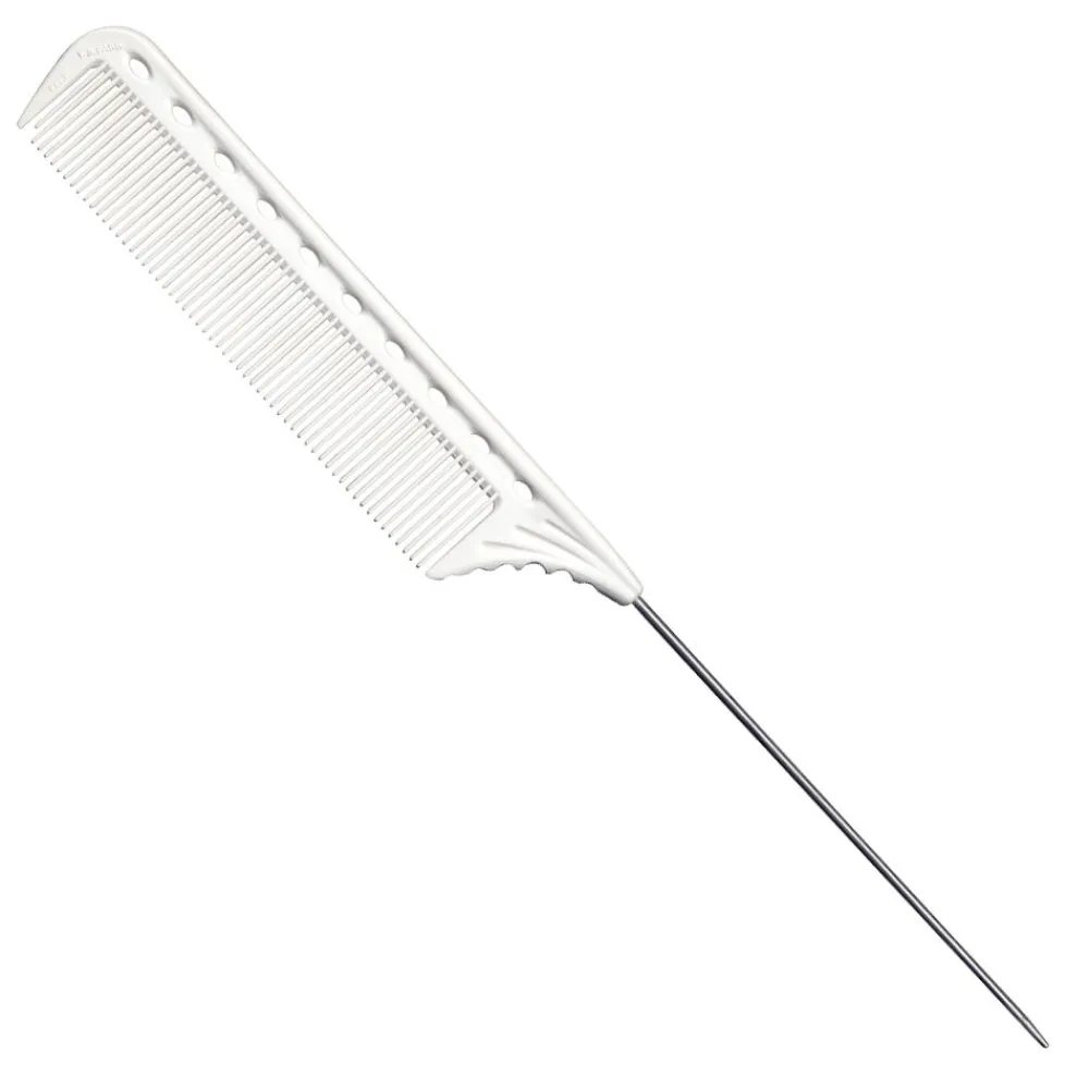 Y.S./Park Kämme & Bürsten|Kämme^Y.S. Park Stielkamm Metallgriff Nr. 102 Weiß