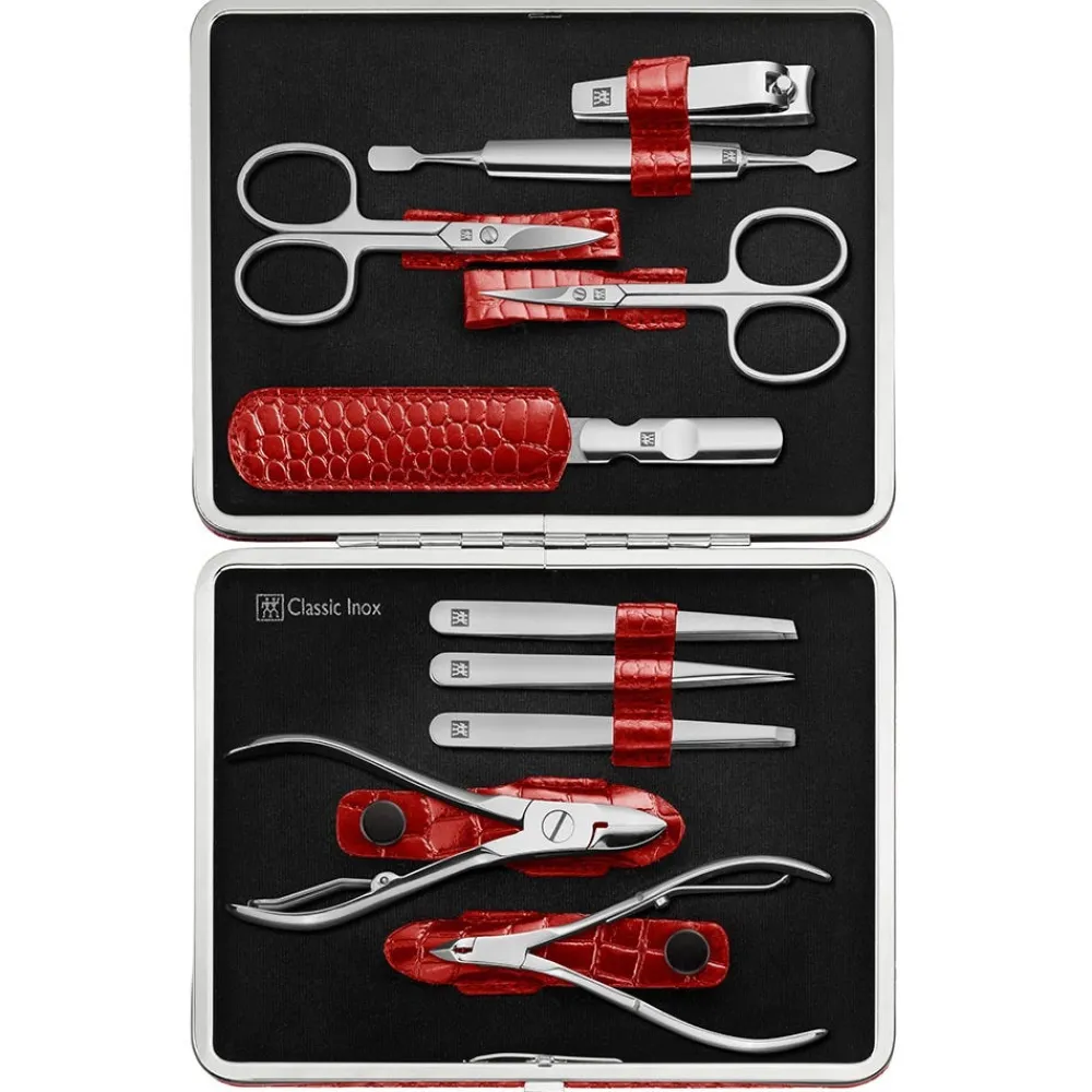 ZWILLING Beauty Nagelpflege|Zwilling Classic Maniküre Set 10-teilig in Rot