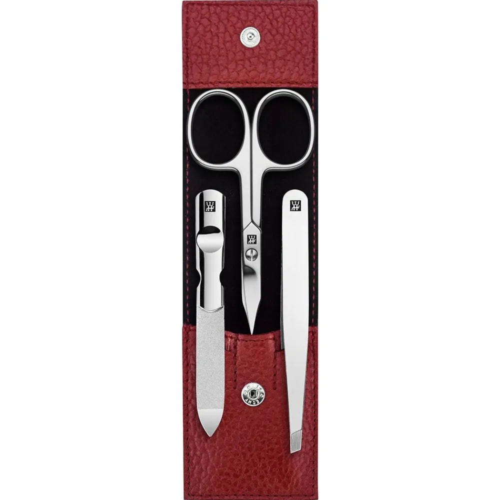 ZWILLING Beauty Nagelpflege^Zwilling Classic Maniküre Set 3-teilig in Rot