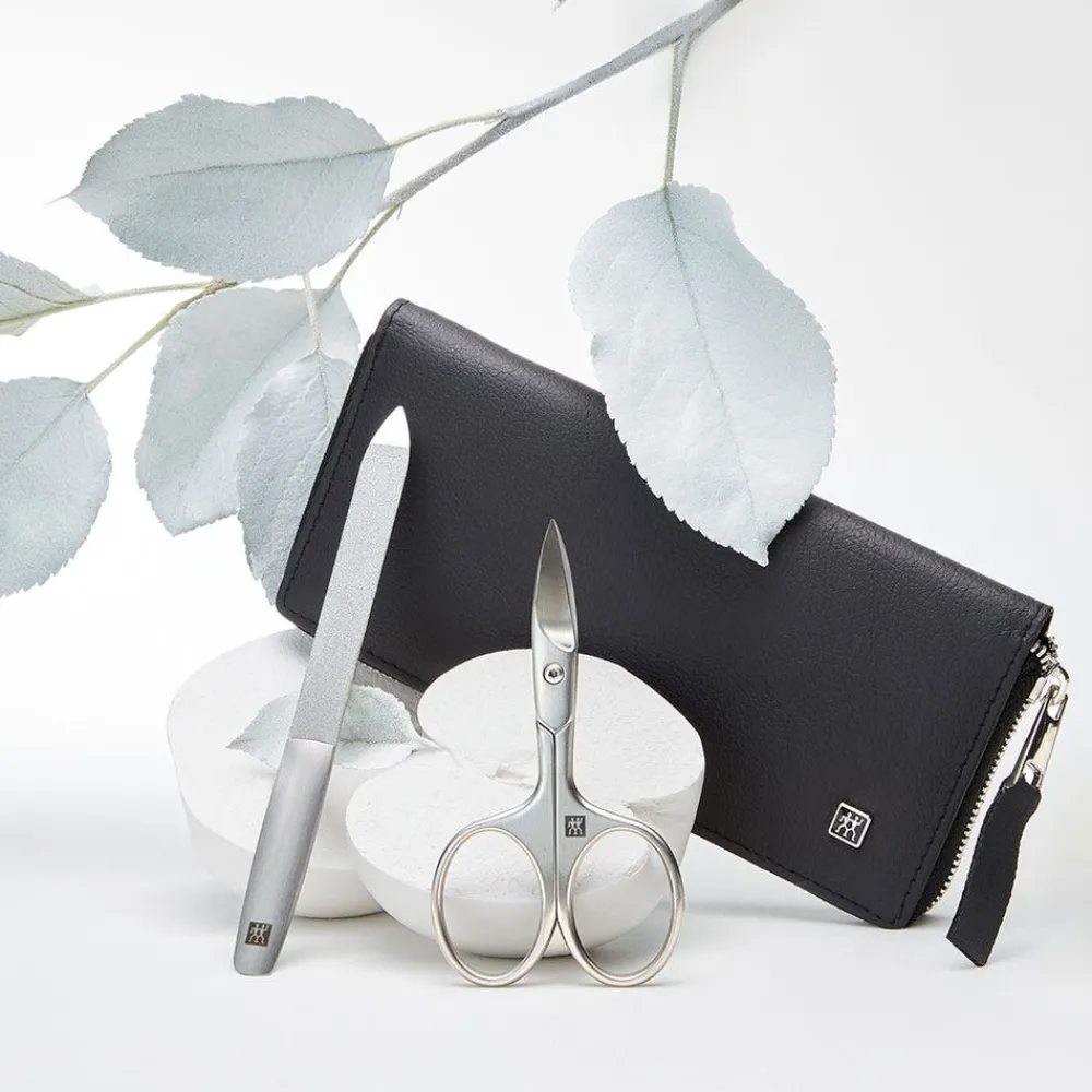 Zwilling Maniküre Pediküre Set 5tlg. mit Nagelschere schwarz-ZWILLING Beauty New