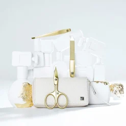 ZWILLING Beauty Hand & Fuß|Zwilling Maniküre Pediküre Set 3 tlg. mit Kombi-Nagelschere beige